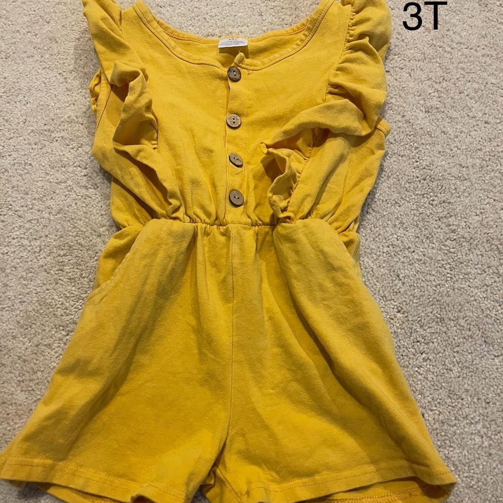 Girls boutique romper